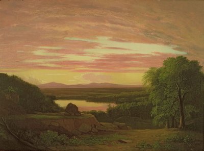 Landschaft, Sonnenuntergang, 1838 von Asher Brown Durand